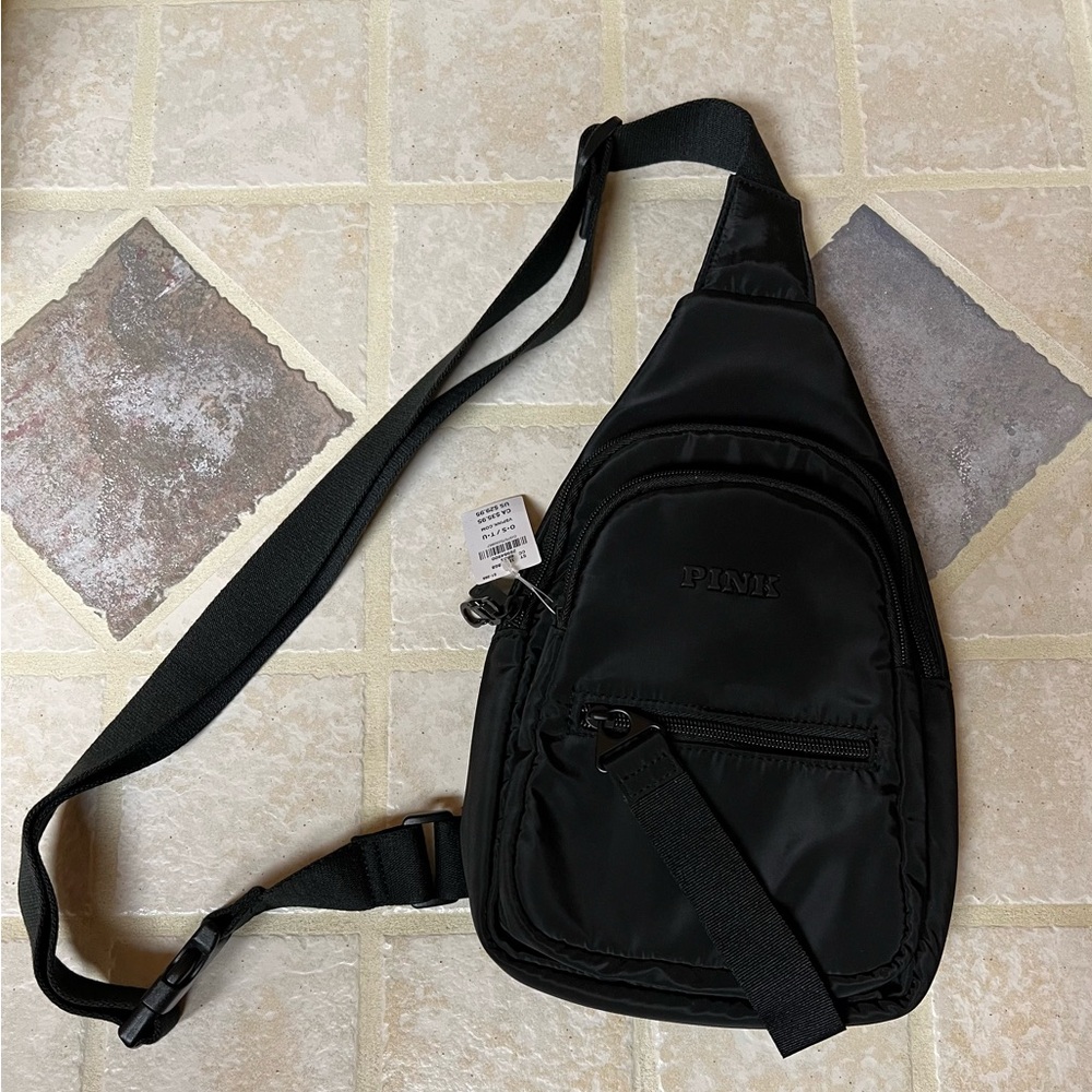 PINK Victoria's Secret Black Crossbody Bag